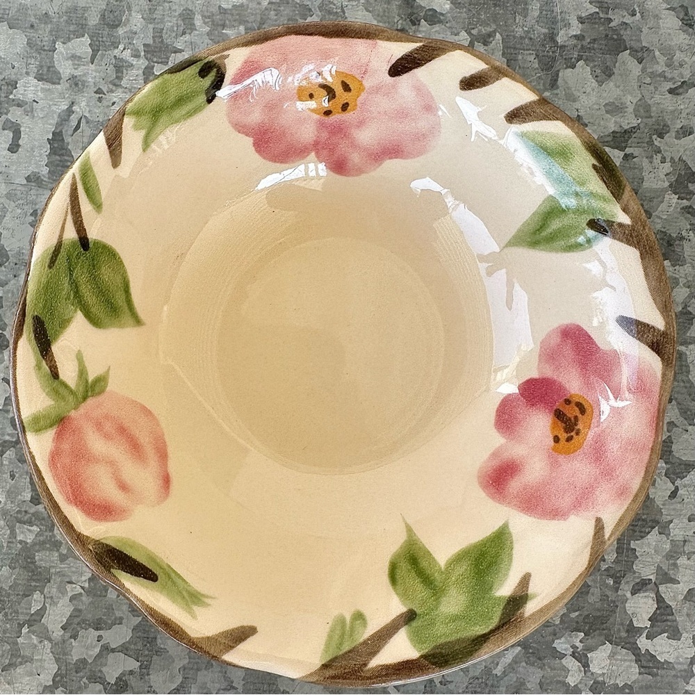VTG Franciscan Desert Rose FOUR bowls 5.75” Made in‎ England